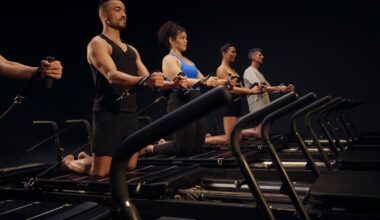 A look at a solidcore cardio class in action.