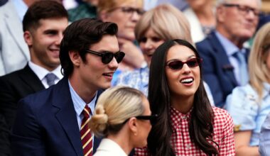 Who is in the Royal Box at Wimbledon on day 3?
