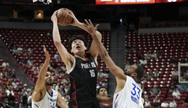 Yang Hansen Shows Upside in Trail Blazers’ Win Over Warriors