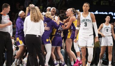 New York Liberty lose Breanna Stewart to injury, game to Los Angeles Sparks on buzzer-beater 101-99