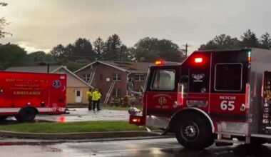 Rectory of Pennsylvania church catches fire due to lightning as severe weather hit Philadelphia region