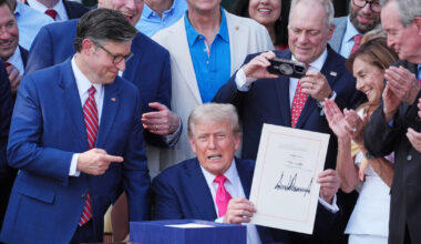 Trump signs big tax cut and spending bill into law in July Fourth ceremony