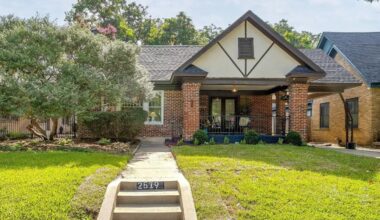 A Willing Avenue Tudor in Fort Worth's Ryan Place Is Going, Going, Gone