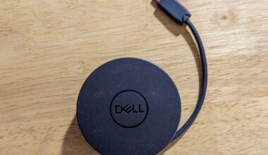 Why I love my little round Dell USB-C mobile adapter