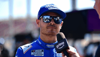 NASCAR Cup Series driver Kyle Larson (5) during qualifying for the Daytona 500 at Daytona International Speedway.