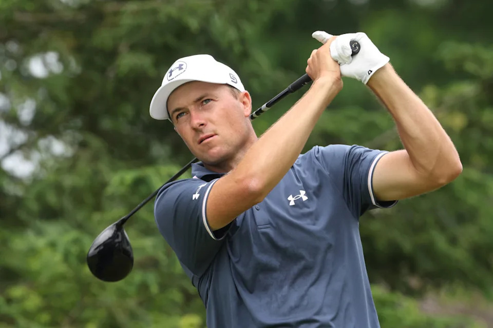 Jordan Spieth at the 2025 U.S. Open at Oakmont Country Club in Pennsylvania. © Charles LeClaire-Imagn Images
