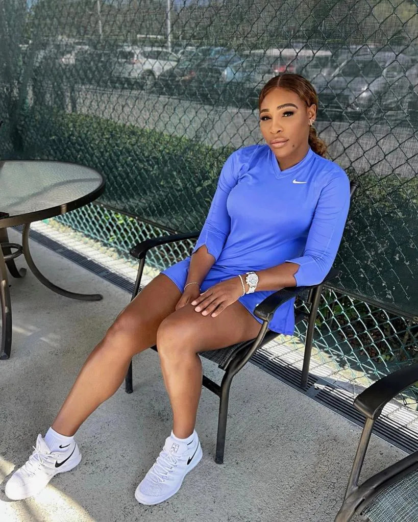 The former athlete previously admitted she’s a big fan of riding her Peloton bike. Instagram/serenawilliams