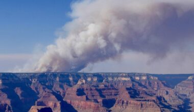 Grand Canyon wildfire grows 20-fold over 24 hours as Canadian wildfires smoke blanket U.S. Midwest
