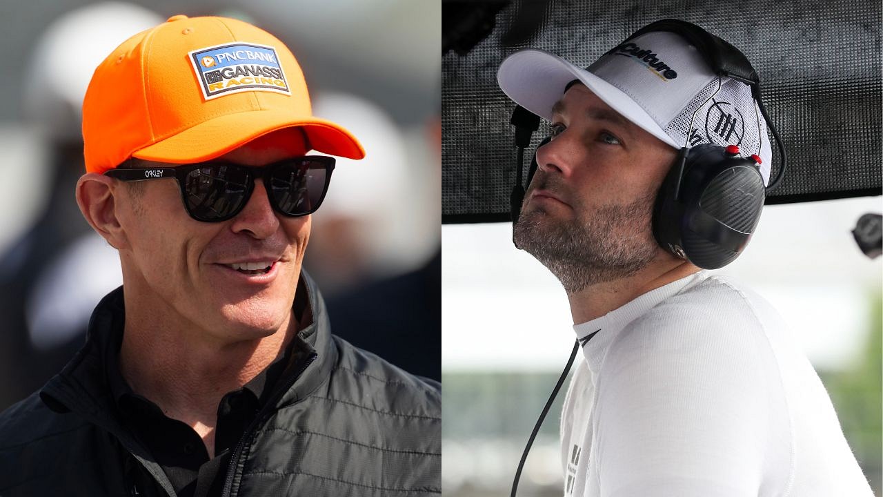 NASCAR Cup Series driver Jimmie Johnson (84) during qualifying at Charlotte Motor Speedway.