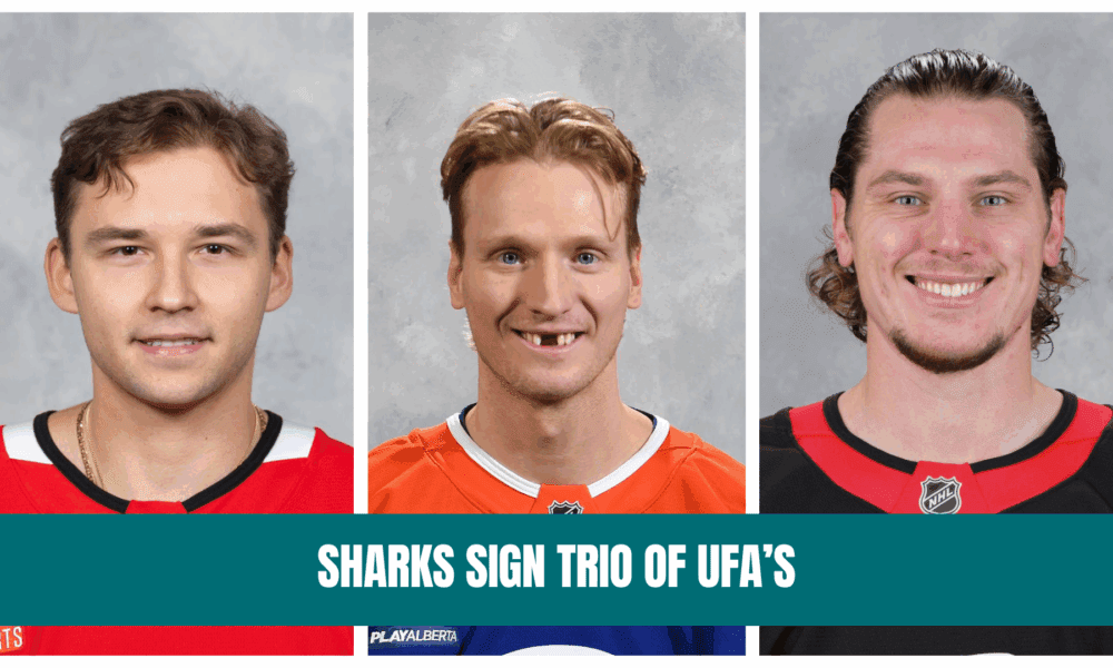 Sharks Sign Klingberg, Gaudette, Kurashev