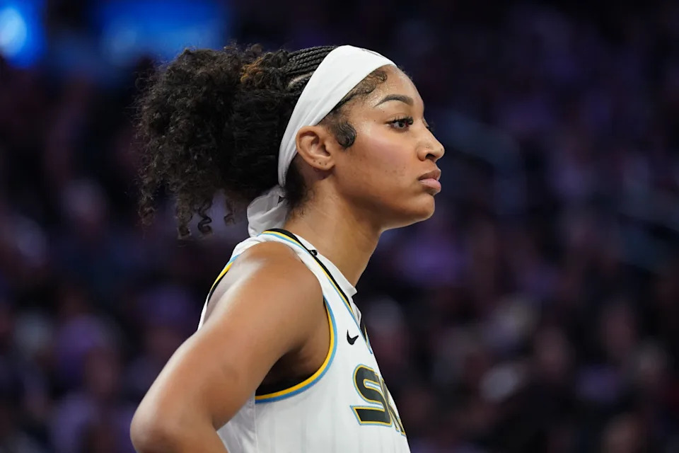 Chicago Sky forward Angel Reese (5).David Gonzales-Imagn Images