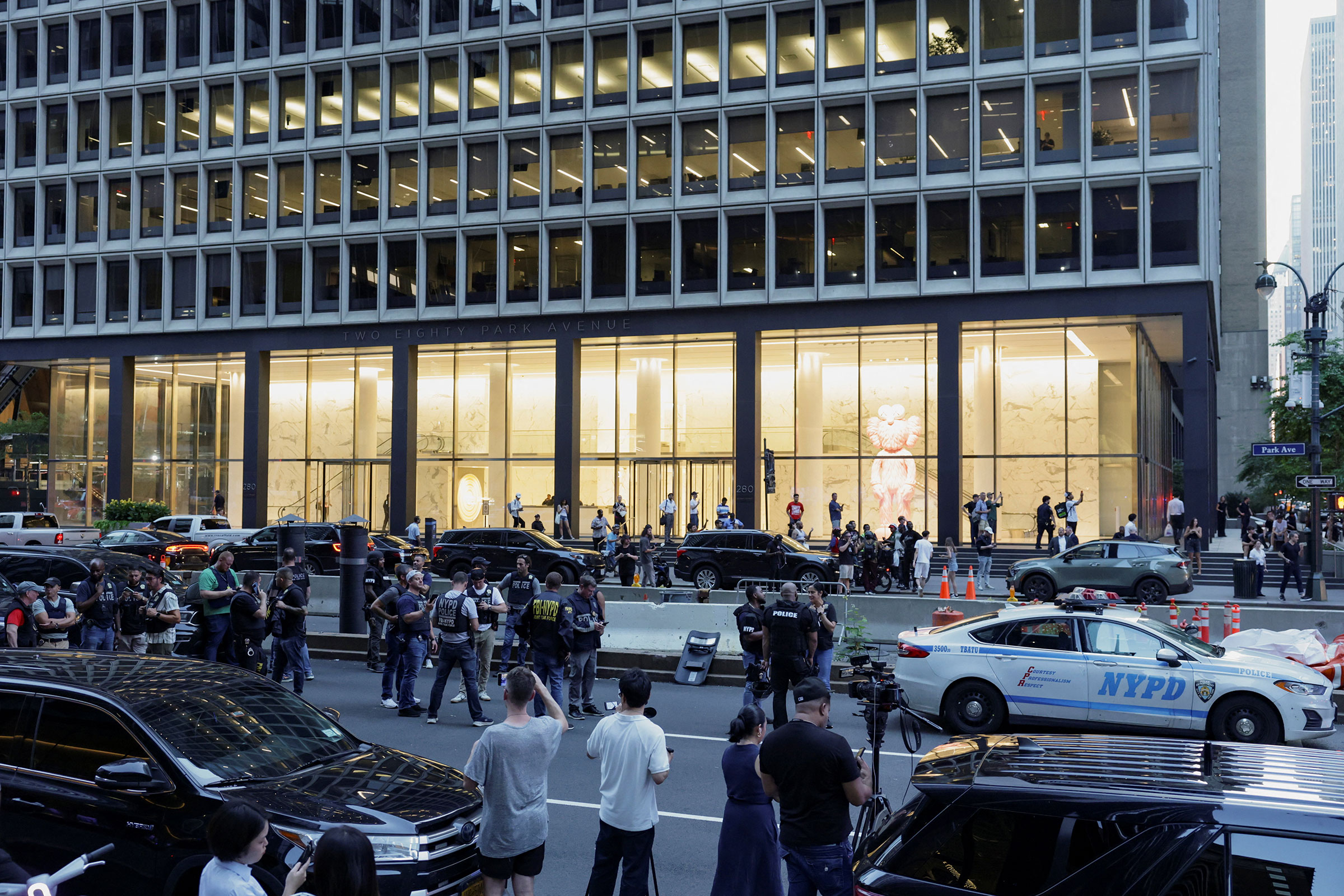 Reported shooter situation in the Manhattan borough of New York City