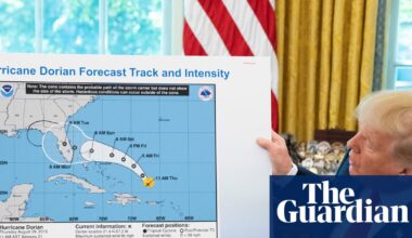 Two top Noaa officials linked to Trump’s ‘Sharpiegate’ incident put on leave | Trump administration