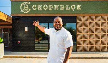 Ope Amosu opened ChopnBlok's Montrose location in October 2024. (Courtesy StuffBenEats)