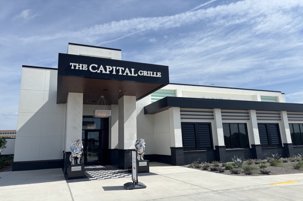 The Capital Grille, a fine dining restaurant, is expected to open on Aug. 3. (Andrew Creelman/Community Impact)