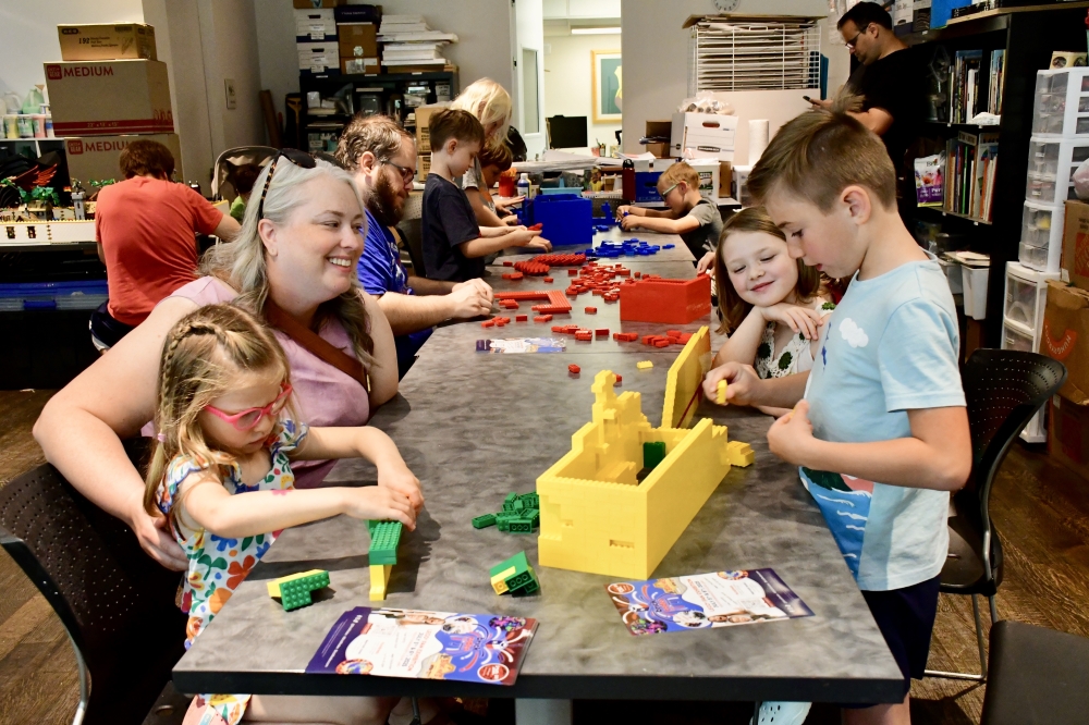 The Houston Brick Club is returning to the Pearl Fincher Museum of Fine Arts, featuring Lego art displays on Aug. 2. (Courtesy  Pearl Fincher Museum of Fine Arts)