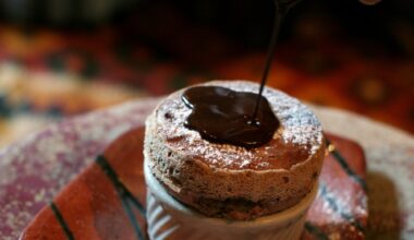 Chocolate souffle