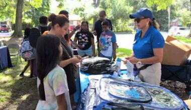 Kids get backpacks, hygiene kits, other resources at giveaways on the Northside, Deerwood