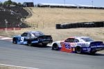 2025 Xfinity Sonoma racing III - JR Motorsports teammates Shane van Gisbergen, No. 9 Chevrolet, and Connor Zilisch, No. 88 Chevrolet (Credit: Danny Peters)