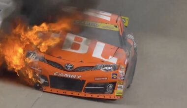 NASCAR race at Dover stopped as car bursts into flames in terrifying f - Motorsport - Sports