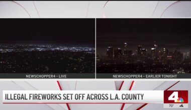 Illegal fireworks set off across LA County – NBC Los Angeles