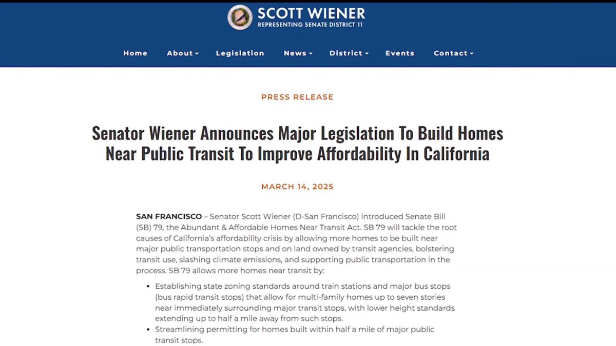 Is SB 79 just a power grab? – NBC Los Angeles