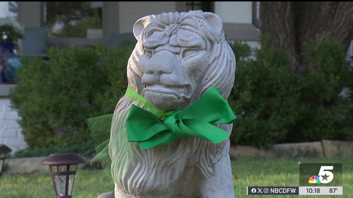Dallas neighborhood ties green ribbons to honor flood victims – NBC 5 Dallas-Fort Worth