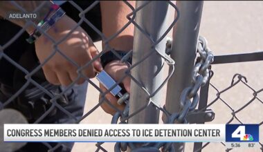 Congress members denied entry into ICE detention center – NBC Los Angeles