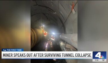Miner recounts surviving tunnel collapse in Wilmington – NBC Los Angeles