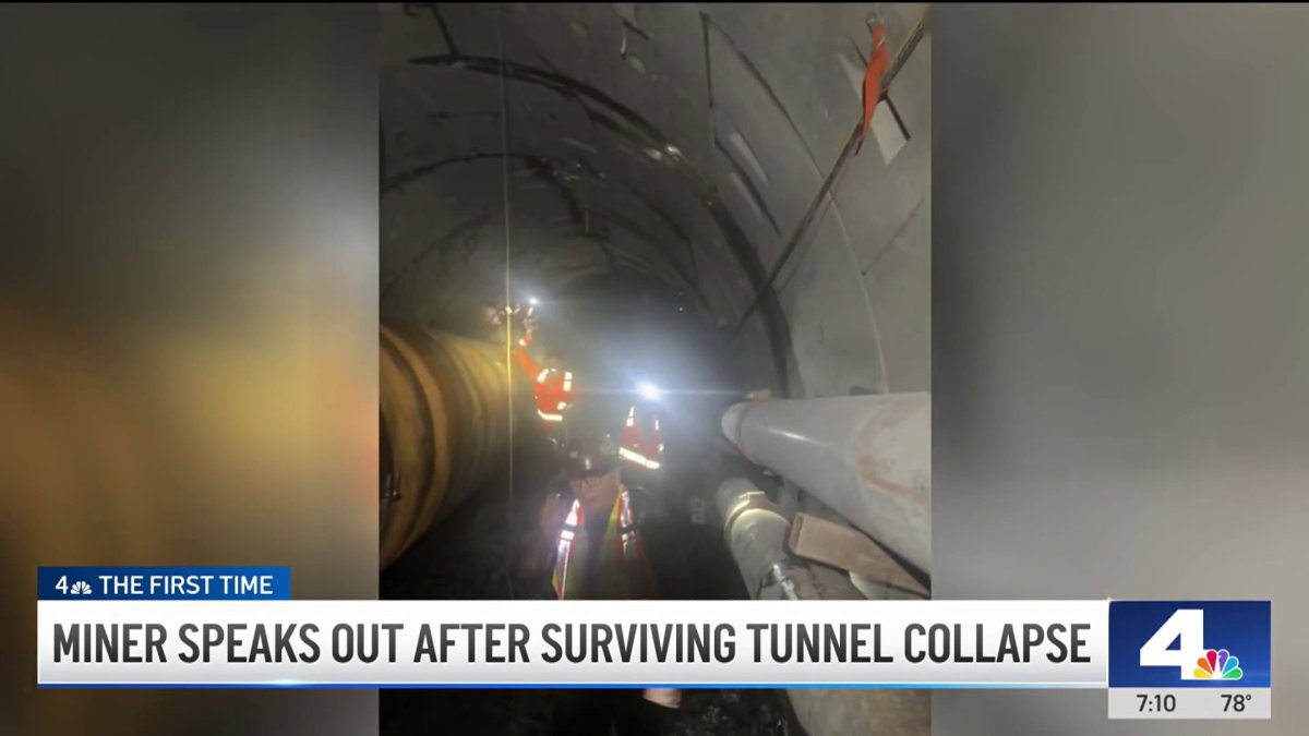 Miner recounts surviving tunnel collapse in Wilmington – NBC Los Angeles
