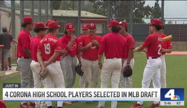 Corona High School shines with four MLB Draft picks – NBC Los Angeles