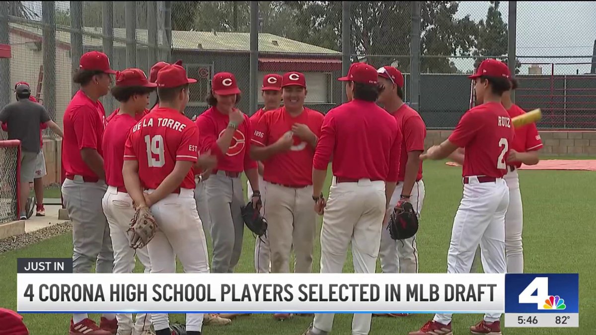 Corona High School shines with four MLB Draft picks – NBC Los Angeles