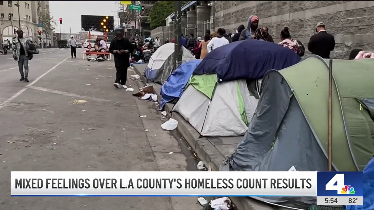 Results of LA County’s homeless count met with skepticism, disbelief – NBC Los Angeles