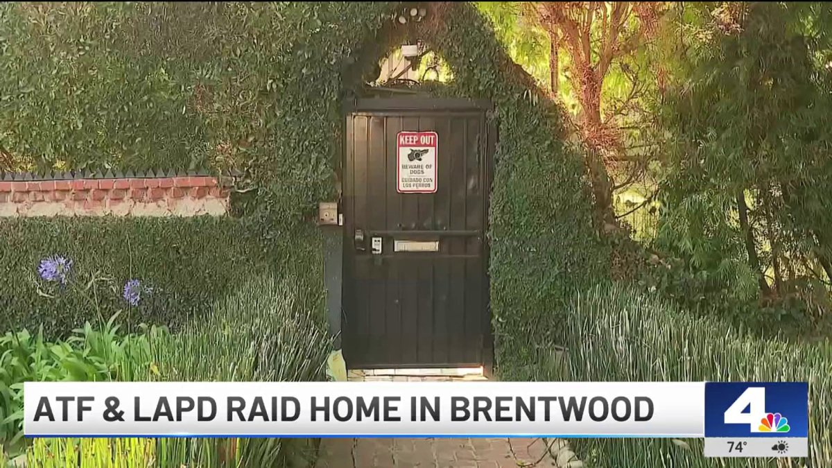 Brentwood home raided by ATF, LAPD – NBC Los Angeles