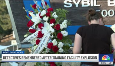 Dozens pay their respects to fallen deputies killed in East LA explosion – NBC Los Angeles