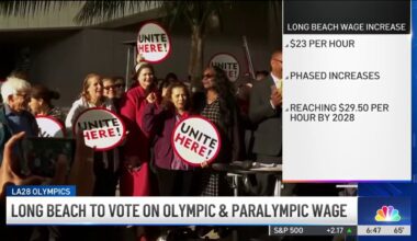 Long Beach to vote on Olympic and Paralympic wage – NBC Los Angeles
