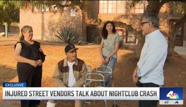 Injured street vendors talk about nightclub crash – NBC Los Angeles