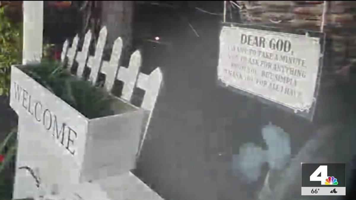 Aliens in Compton? Home security camera captures strange creature – NBC Los Angeles
