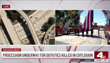 Procession honors LA County deputies killed in explosion – NBC Los Angeles