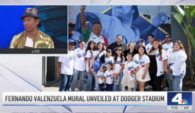 Fernando Valenzuela mural unveiled at Dodger Stadium – NBC Los Angeles
