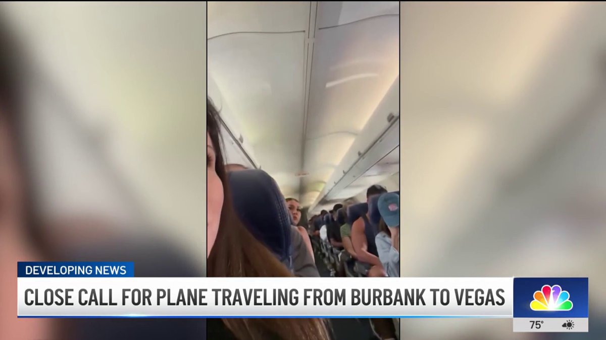 Passenger recounts plane’s sudden drop after departure from Burbank – NBC Los Angeles