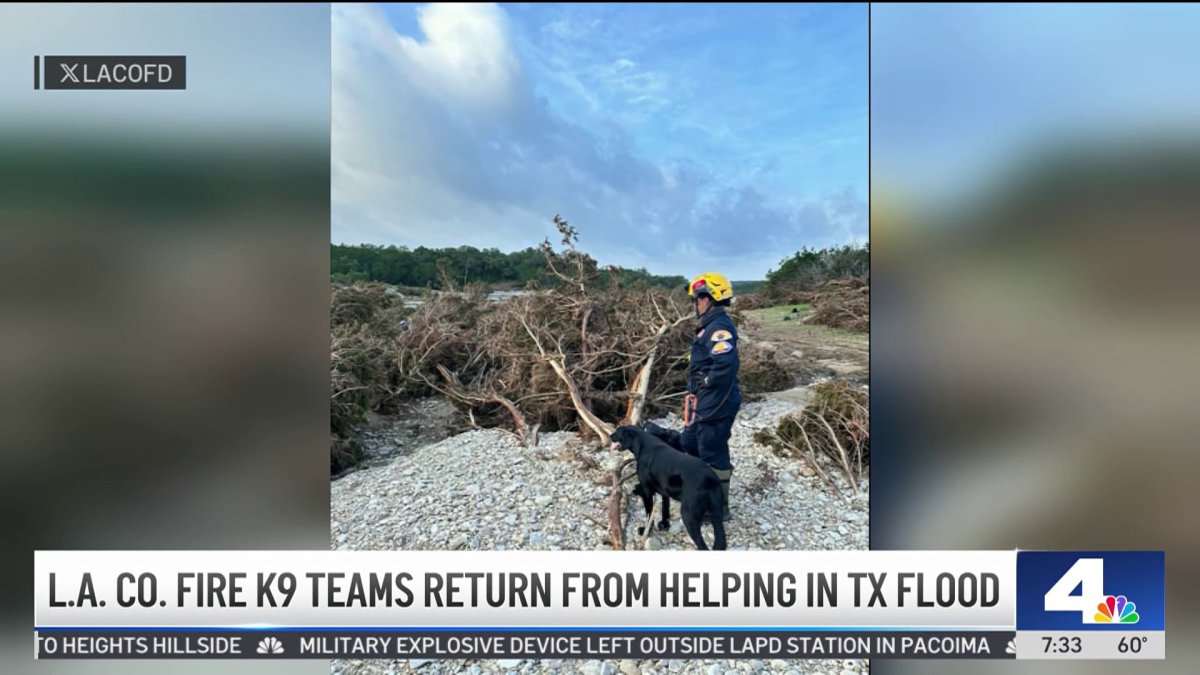 LA County firefighters to return from Texas flood search efforts – NBC Los Angeles