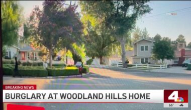 Thieves captured on video burglarizing Woodland Hills home – NBC Los Angeles