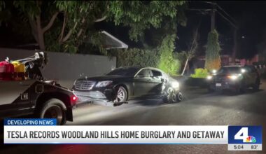 Tesla records home burglary in Woodland Hills – NBC Los Angeles