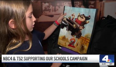 Children from Eaton Fire area get free school supplies – NBC Los Angeles