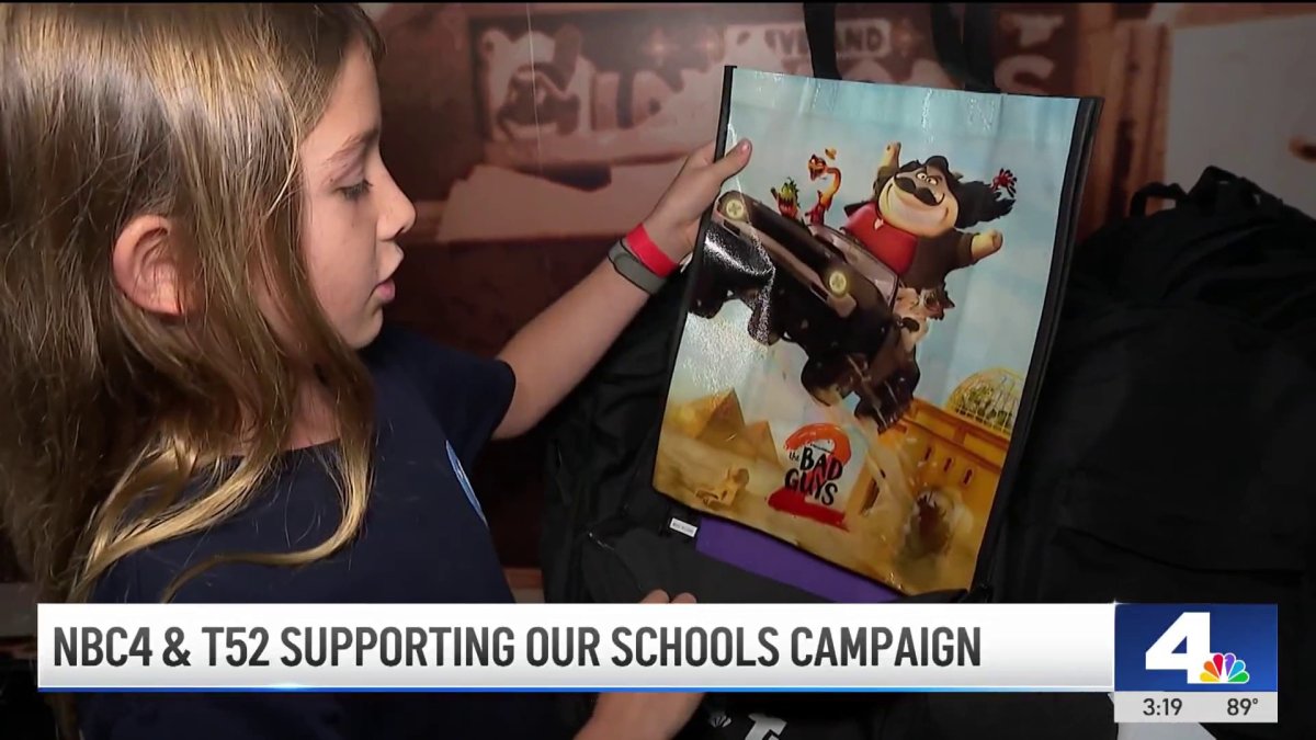 Children from Eaton Fire area get free school supplies – NBC Los Angeles