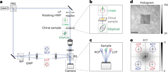 Wide-field spectroscopic imaging of optical activity