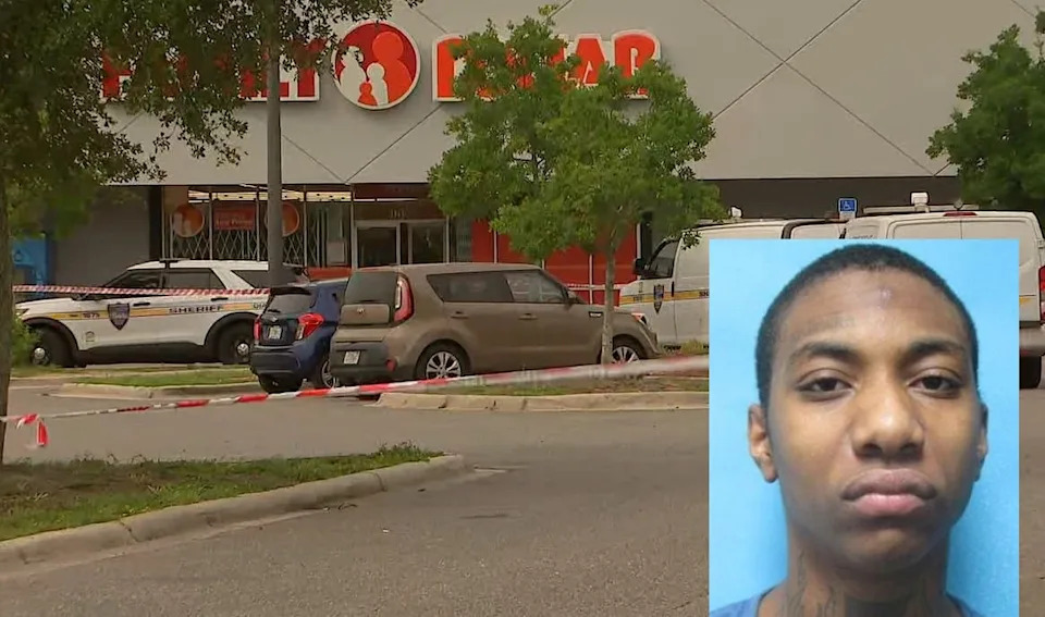Jamari Akins, 20, was shot to death Wednesday after he shot a Jacksonville officer in the leg following a robbery at Family Dollar on Soutel Drive.