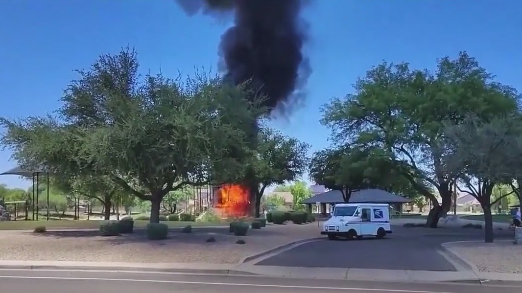 (Related) Teen arrested after fireworks damage playground