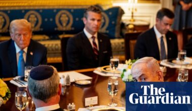 Trump backs Israel and rebukes Starmer over Palestinian state recognition | US news